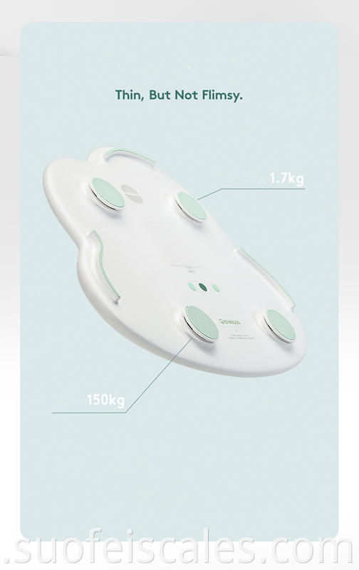 SF-100 Smart Wireless 150 kg elektronische Körperfettzusammensetzung mit Blue Zahnfunktion